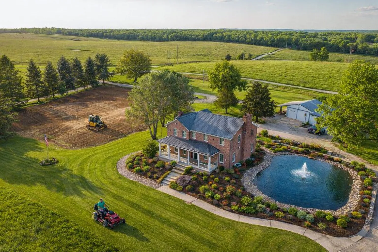 Forestry mulching and land clearing project completed by Triad Land WorX